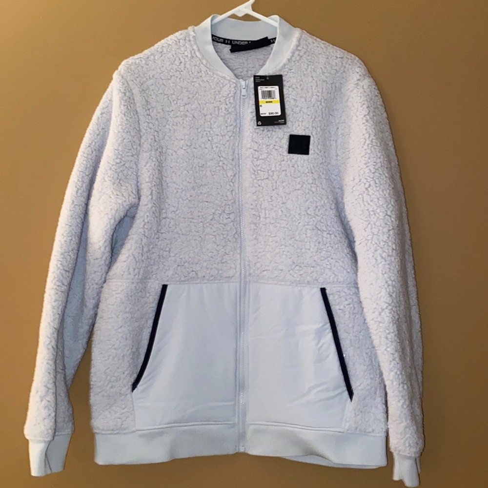NWT Under Armour Mens Sherpa  Full-Zipper Medium Jacket